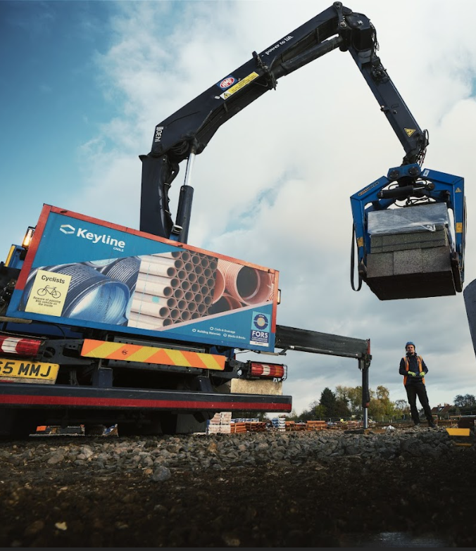 Keyline, Telescopic Handler Unloading Truck