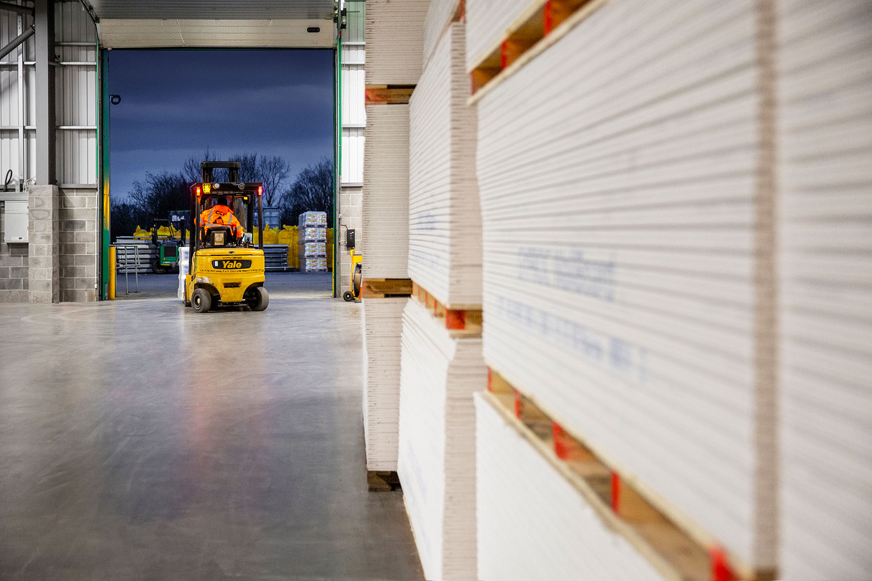CCF Branch, Forklift Truck Moving Goods