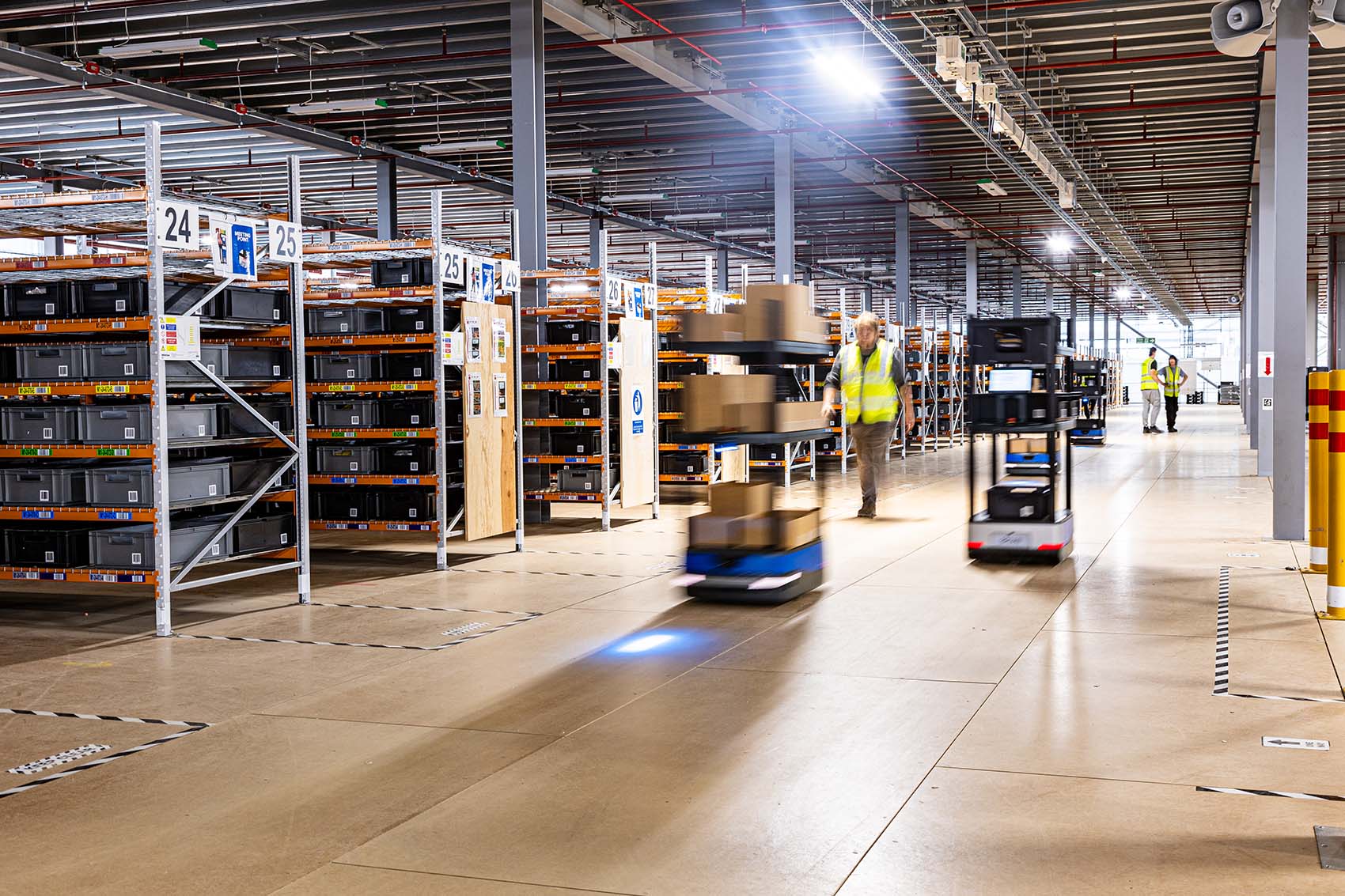 Automated Totes At Pineham Distribution Centre