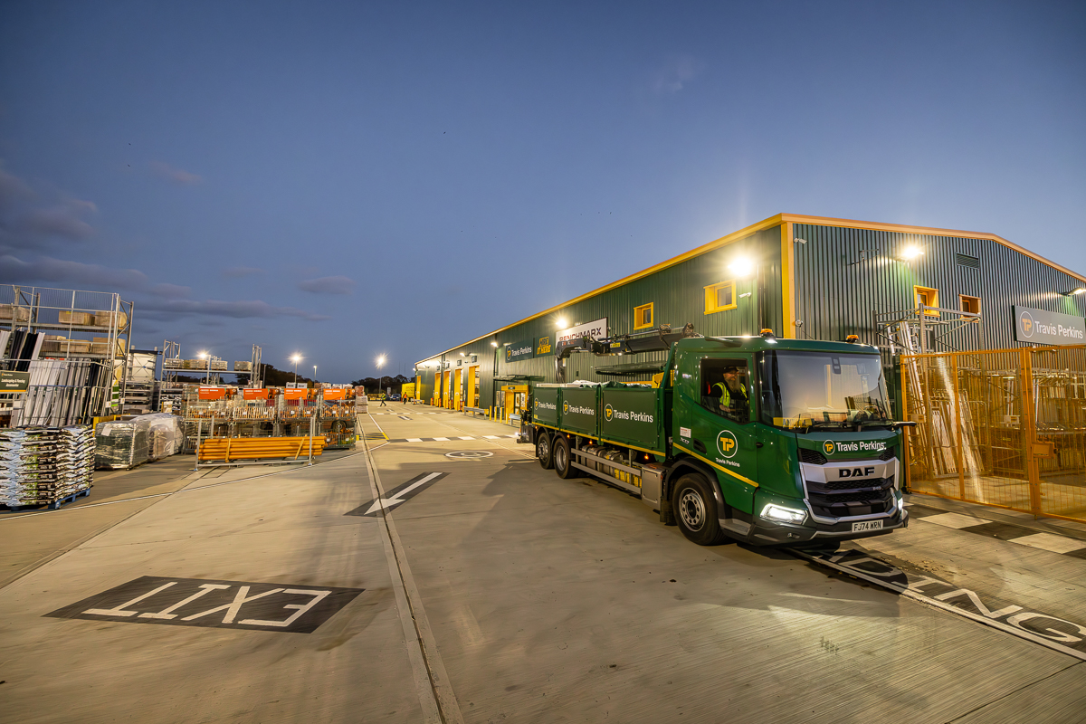 Travis Perkins Branch At Night